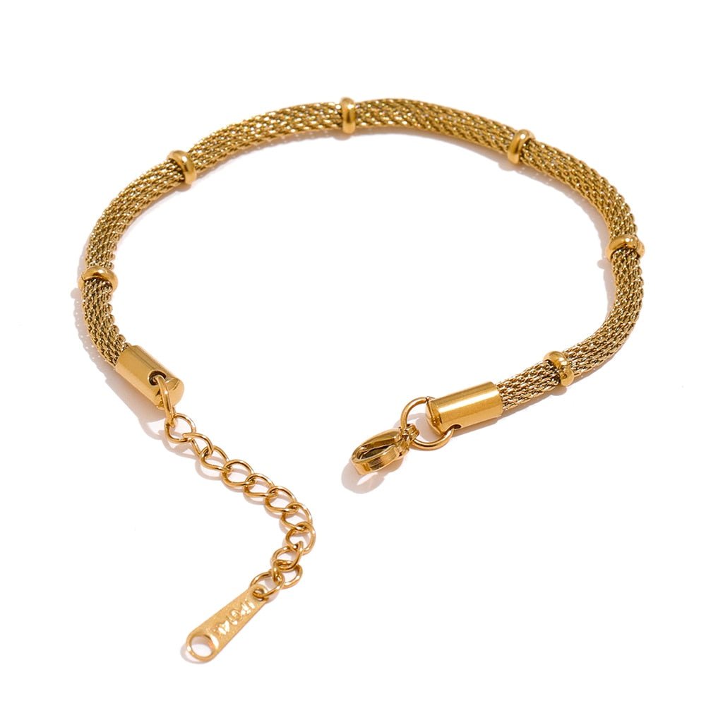 Channeled Statement Necklace & Bracelet