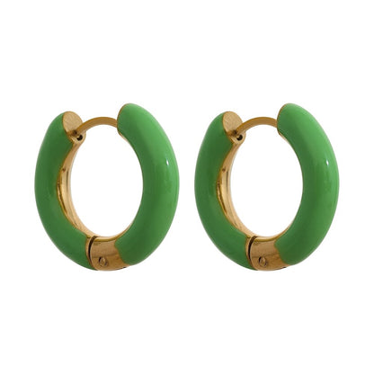 Color Pop Hoop Earrings - Stella Sage