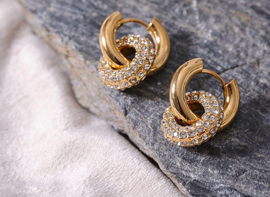 Double Hoop Earrings - Stella Sage