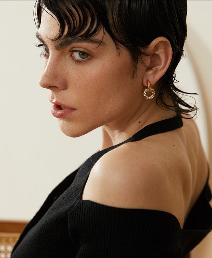 Double Hoop Earrings - Stella Sage