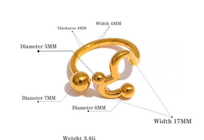 Om Shanti Om Ring - Stella Sage