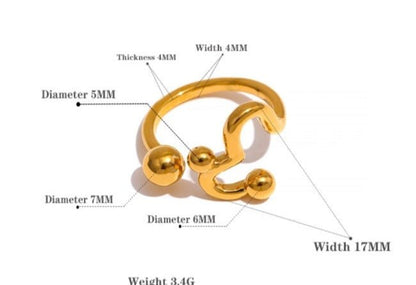 Om Shanti Om Ring - Stella Sage