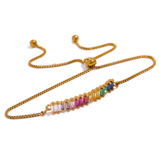 Pretty Prism Slider Bracelet - Stella Sage