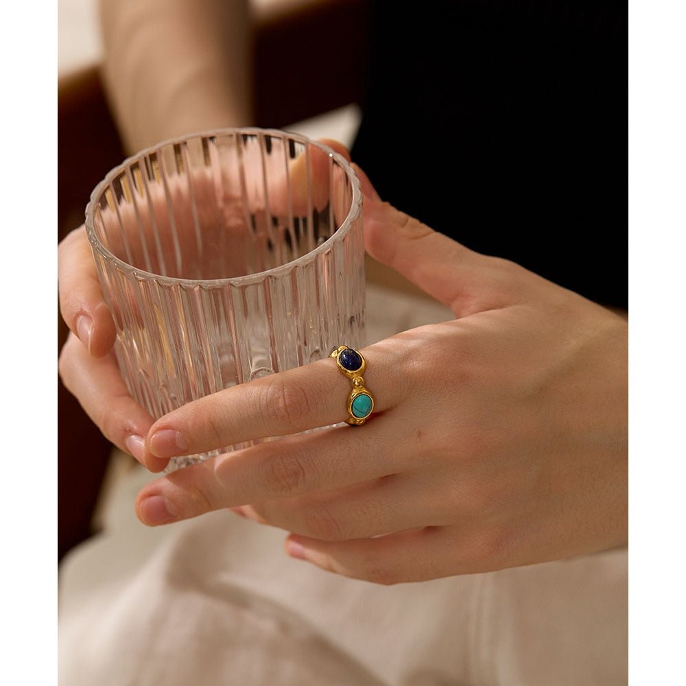 Quadruple Gem Ring - Stella Sage