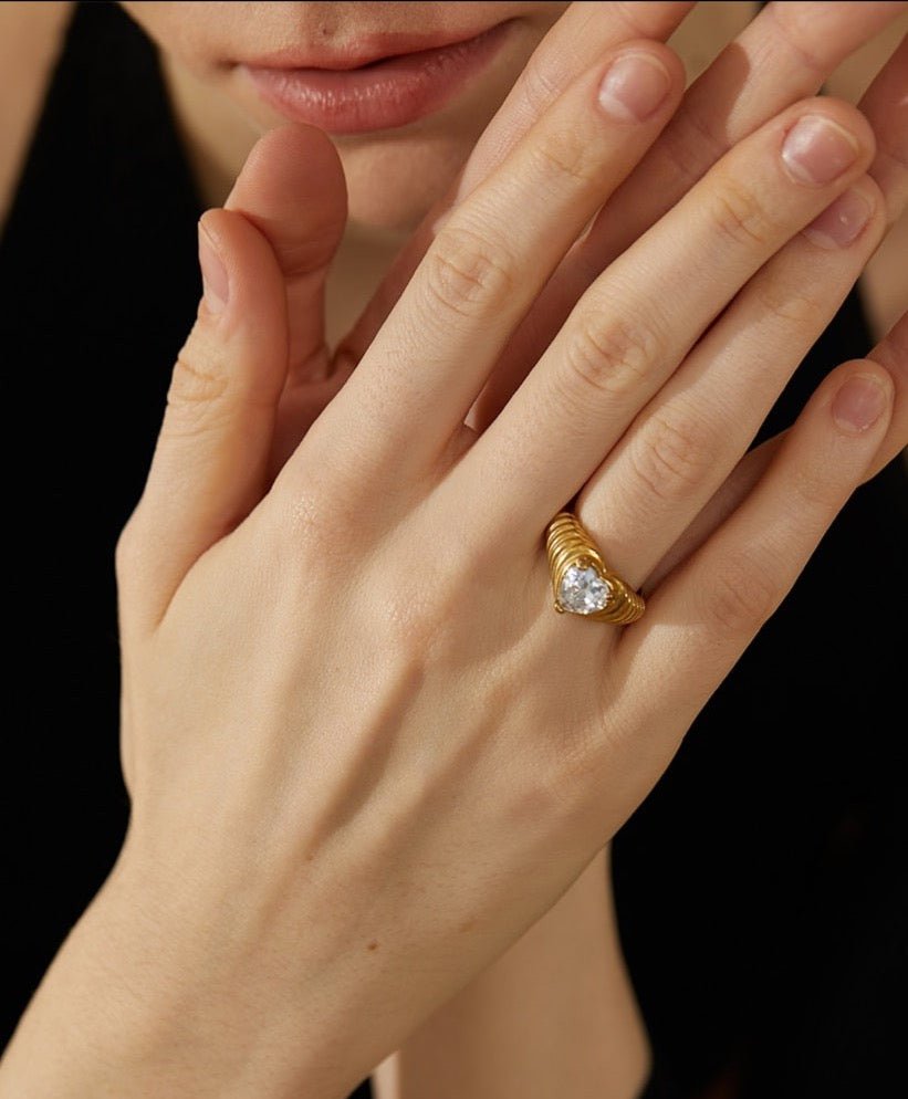 Ripple of the Heart Ring - Stella Sage