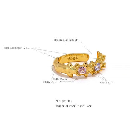 Sterling Star Dust Cartilage Cuff - Stella Sage